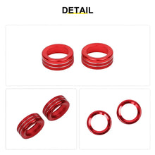 For 2006-2010 Jeep Grand Cherokee Audio Control Knob Trim Ring（2 pcs） RT-TCZ