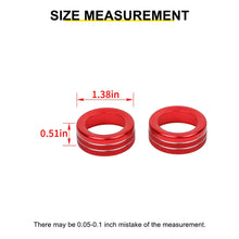 For 2006-2010 Jeep Grand Cherokee Audio Control Knob Trim Ring（2 pcs） RT-TCZ