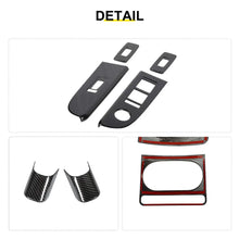 For 2006-2010 Jeep Grand Cherokee Steering Wheel & Gear Shift & Window Switch Panel Trim Cover Kit（10 pcs） RT-TCZ