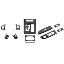For 2006-2010 Jeep Grand Cherokee Steering Wheel & Gear Shift & Window Switch Panel Trim Cover Kit（10 pcs） RT-TCZ