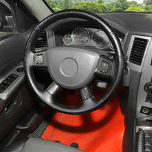 For 2006-2010 Jeep Grand Cherokee & 2007-2012 Liberty Carbon Fiber Steering Wheel Trim Cover （4 pcs） RT-TCZ