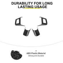 For 2006-2010 Jeep Grand Cherokee & 2007-2012 Liberty Carbon Fiber Steering Wheel Trim Cover （4 pcs） RT-TCZ