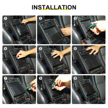 For 2007-2010 Jeep Grand Cherokee Center Console Armrest Hidden Box Center Storage Tray RT-TCZ
