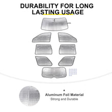 For 2007-2010 Jeep Grand Cherokee Full Set Window Sunshade Sunscreen Visor UV Protection Sunshade（8 pcs） RT-TCZ