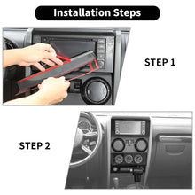 For 2007-2010 Jeep Wrangler JK 16/18PCS 4 Door Central Control Dash Decor Cover Trim Kits RT-TCZ