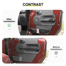 For 2007-2010 Jeep Wrangler JK 2 Door 8X Door Interior Trim Kit Decor Cover RT-TCZ