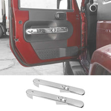 For 2007-2010 Jeep Wrangler JK 2 Door Interior Door Armrest Handle Cover Trim Decor RT-TCZ