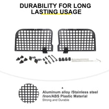 For 2007-2010 Jeep Wrangler JK 2 Door Rear Trunk Side Storage Rack（2 pcs） RT-TCZ