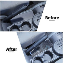 For 2007-2010 Jeep Wrangler JK Carbon Fiber Hand Brake Front & Rear Panel Decor Cover Trim RT-TCZ