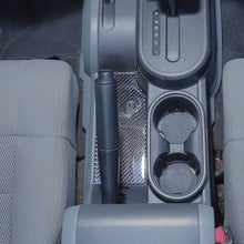 For 2007-2010 Jeep Wrangler JK Carbon Fiber Hand Brake Front & Rear Panel Decor Cover Trim RT-TCZ