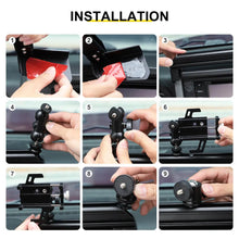 For 2007-2010 Jeep Wrangler JK Center Console Dash Phone & Action Camera Holder Slider Mount Bracket RT-TCZ