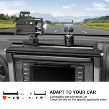 For 2007-2010 Jeep Wrangler JK Center Console Dash Phone & Action Camera Holder Slider Mount Bracket RT-TCZ