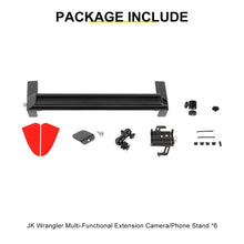 For 2007-2010 Jeep Wrangler JK Center Console Dash Phone & Action Camera Holder Slider Mount Bracket RT-TCZ