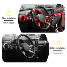 For 2007-2010 Jeep Wrangler JK Center Console Decor Trim Cover Kit RT-TCZ