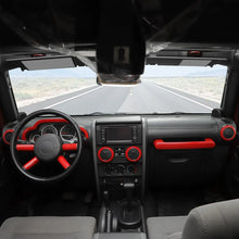 For 2007-2010 Jeep Wrangler JK Center Console Decor Trim Cover Kit RT-TCZ