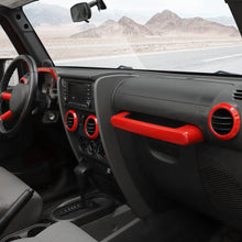 For 2007-2010 Jeep Wrangler JK Center Console Decor Trim Cover Kit RT-TCZ