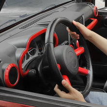 For 2007-2010 Jeep Wrangler JK Center Console Decor Trim Cover Kit RT-TCZ