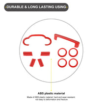 For 2007-2010 Jeep Wrangler JK Center Console Decor Trim Cover Kit RT-TCZ