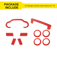 For 2007-2010 Jeep Wrangler JK Center Console Decor Trim Cover Kit RT-TCZ