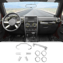 For 2007-2010 Jeep Wrangler JK Center Console Decor Trim Cover Kit RT-TCZ