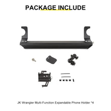 For 2007-2010 Jeep Wrangler JK Center Console Multifunctional Extensible Phone Holder Bracket RT-TCZ