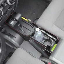 For 2007-2010 Jeep Wrangler JK Interior Center Console Gear Shift Cup Holder Storage Box (3 pcs) RT-TCZ
