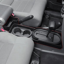 For 2007-2010 Jeep Wrangler JK Interior Center Console Gear Shift Cup Holder Storage Box (3 pcs) RT-TCZ