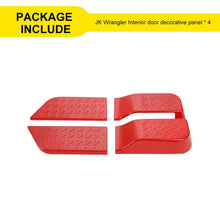 For 2007-2010 Jeep Wrangler JK Interior Door Panel Decor Cover Trim RT-TCZ