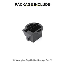 For 2007-2010 Jeep Wrangler JK Interior Multifunction Cup Holder Storage Box Accessories RT-TCZ
