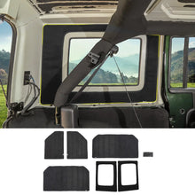 For 2007-2010 Jeep Wrangler JK Interior Rear Window Roof Heat Insulation Cotton (6 pcs) RT-TCZ