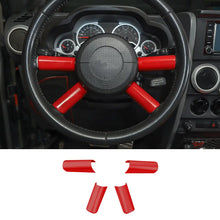 For 2007-2010 Jeep Wrangler JK JKU 2 Door & 4 Door Steering Wheel Cover Trim RT-TCZ