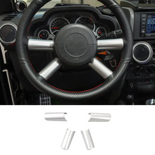 For 2007-2010 Jeep Wrangler JK JKU 2 Door & 4 Door Steering Wheel Cover Trim RT-TCZ