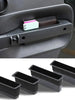 For 2007-2010 Jeep Wrangler JK JKU 4 PCS Inner Door Handle Storage Box, Organizer Grab Handle Bin, Black RT-TCZ