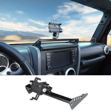 For 2007-2010 Jeep Wrangler JK JKU Black Aluminum Multi-function Mobile Phone Holder Mount Stand RT-TCZ