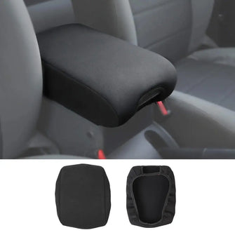 For 2007-2010 Jeep Wrangler JK JKU Center Console Cover Armrest Pad Cover, Black RT-TCZ