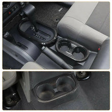 For 2007-2010 Jeep Wrangler JK JKU Gear Shift Panel Trim Cover Front & Rear Cup Holder Trim Cover RT-TCZ