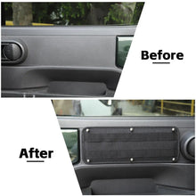 For 2007-2010 Jeep Wrangler JK JKU Inner Front Door Pocket Storage Tactical Hanging Board RT-TCZ