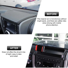 For 2007-2010 Jeep Wrangler JK JKU Phone Holder Mount, Center Console Tray Storage Box Dashboard Organizer RT-TCZ