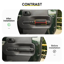 For 2007-2010 Jeep Wrangler JK Red Interior Door Handle Neoprene Cover Accessories（4 pcs） RT-TCZ