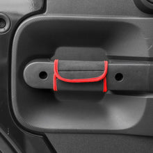 For 2007-2010 Jeep Wrangler JK Red Interior Door Handle Neoprene Cover Accessories（4 pcs） RT-TCZ