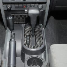 For 2007-2010 Jeep Wrangler JK Soft Carbon Fiber Console Gear Shift Panel Cover Trim RT-TCZ