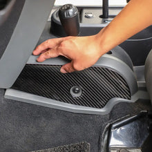 For 2007-2010 Jeep Wrangler JK Soft Carbon Fiber Gear Shift Side Panel Trim Stickers RT-TCZ