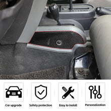 For 2007-2010 Jeep Wrangler JK Soft Carbon Fiber Gear Shift Side Panel Trim Stickers RT-TCZ
