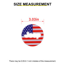 For 2007-2010 Jeep Wrangler JK Steering Wheel Center Trim Decal Sticker US Flag RT-TCZ