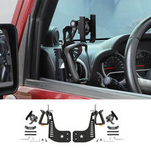 For 2007-2010 Jeep Wrangler JK Two Side Front Door Water Cup Phone Holder Stand RT-TCZ