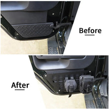 For 2007-2010 Jeep Wrangler JKU Rear Door Net Replacement Aluminum Door Pocket Map Storage Pocket Rack Shelf RT-TCZ
