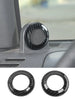 For 2007-2014 Jeep Wrangler JK JKU A-Pillar Speaker Ring Cover Trim RT-TCZ