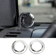 For 2007-2014 Jeep Wrangler JK JKU A-Pillar Speaker Ring Cover Trim RT-TCZ