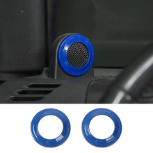 For 2007-2014 Jeep Wrangler JK JKU A-Pillar Speaker Ring Cover Trim RT-TCZ