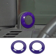 For 2007-2014 Jeep Wrangler JK JKU A-Pillar Speaker Ring Cover Trim RT-TCZ